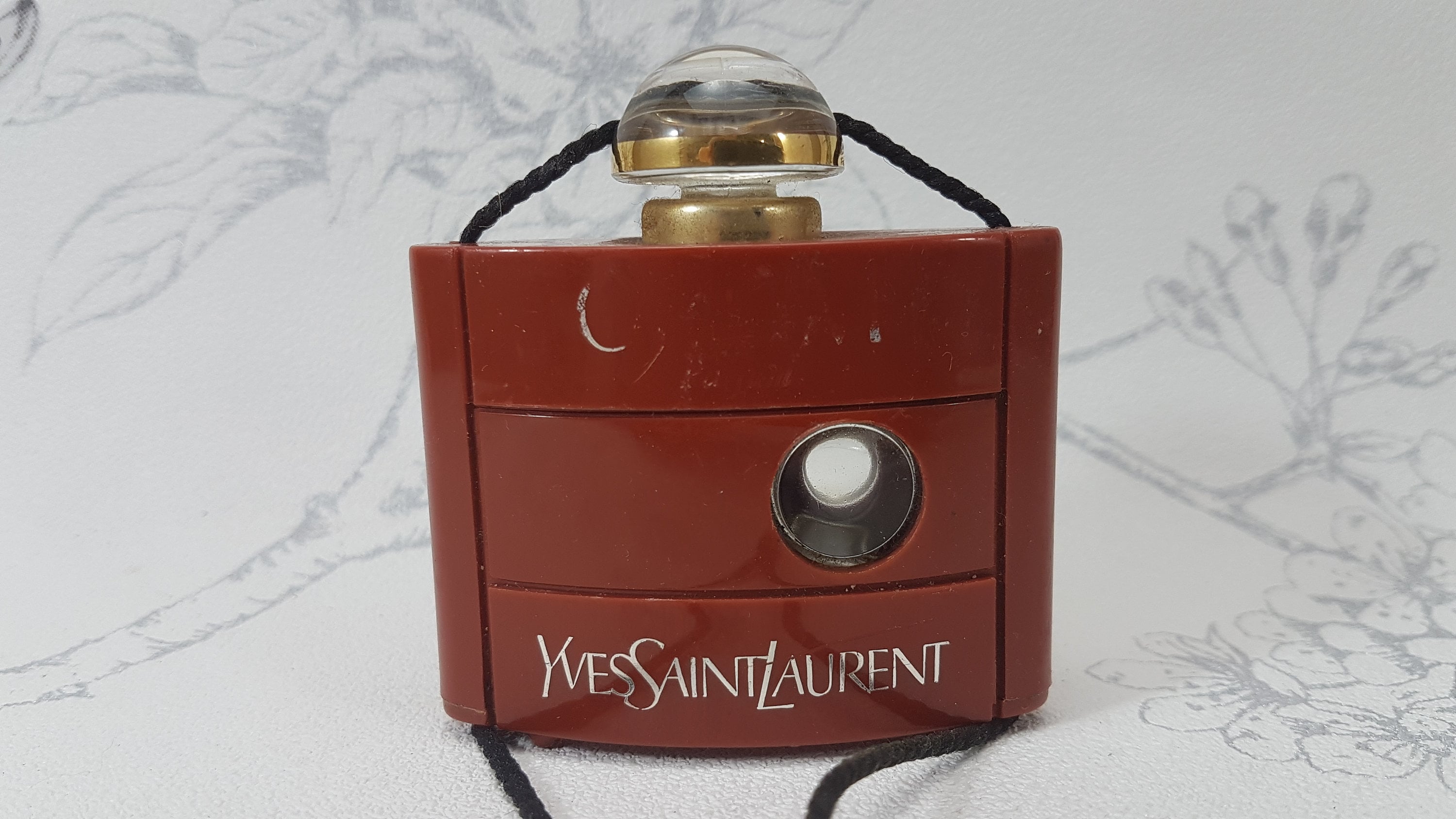 Vintage YSL Opium Perfume Bottle: Collectable French Design (empty