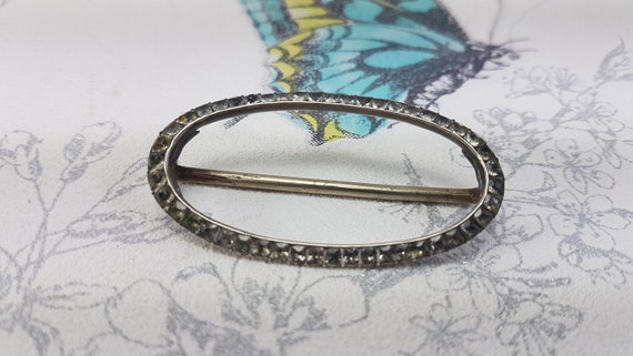 Antique silver paste buckle, collectable antique p