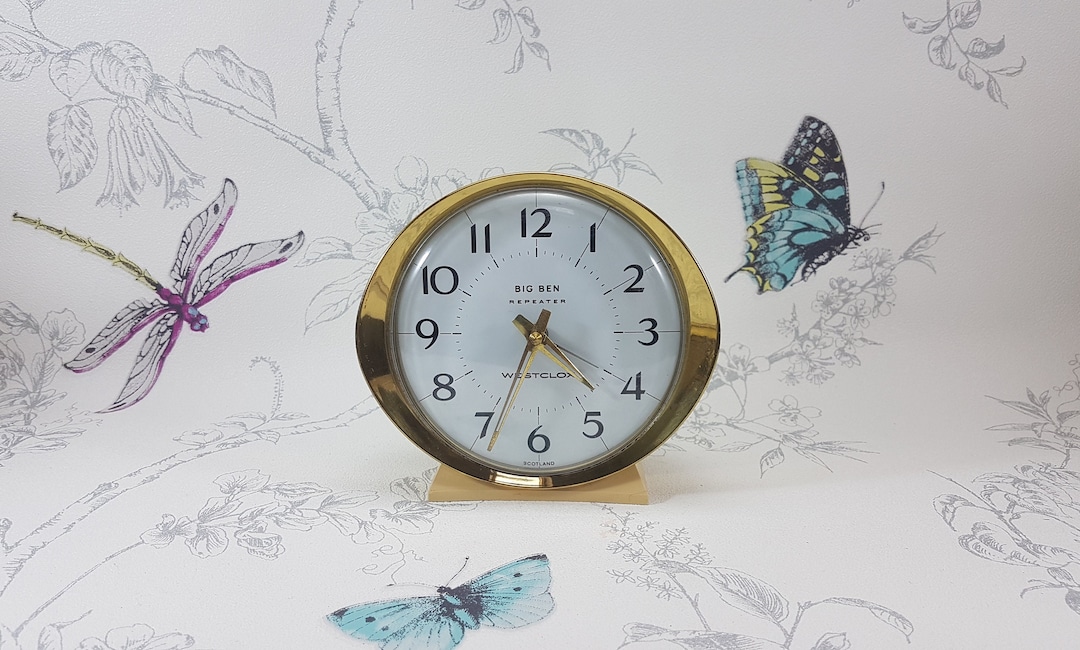 Vintage Westclox Alarm Clock, Westclox Big Ben Repeater Alarm Clock