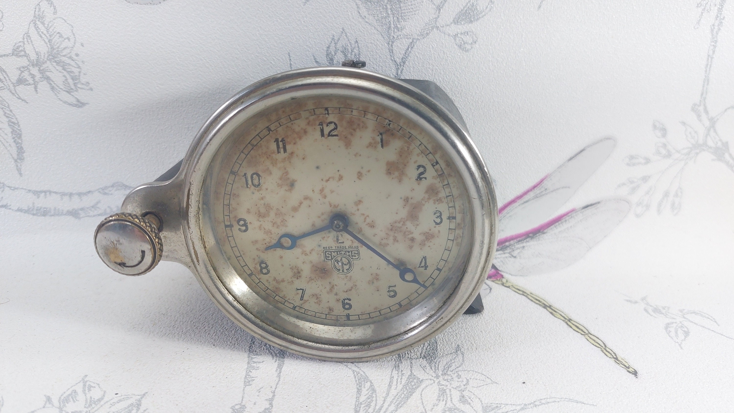 Vintage Smiths Car Clock Art Deco Smiths Car Dashboard Clock Etsy UK