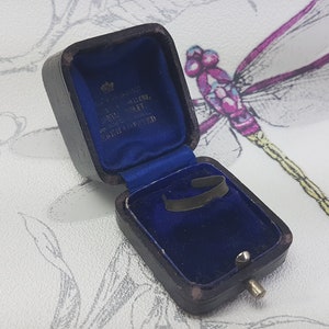 Antique Victorian ring box, vintage jewellery box