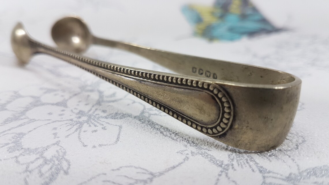 Vintage EPNS Sugar Tongs Antique Silver Plated Sugar Tongs Etsy UK