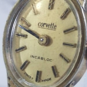 corvette incabloc ladies watch