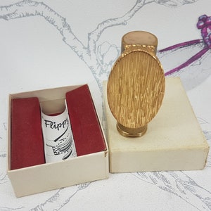 Etui na szminkę Kigu Vintage, etui na szminkę Kigu Flippette, w oryginalnym pudełku z ulotką z instrukcją, kompaktowe lusterko Kigu Vintage