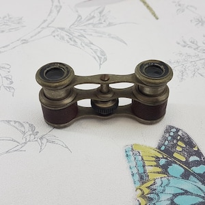 Antique miniature binoculars, vintage pocket binoculars, small antique opera glasses
