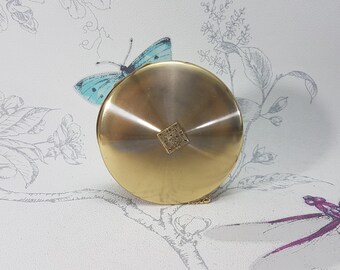 REVLON COMPACT ELEGANTE コンパクトミラー ヴィンテージ ヴィンテージ レブロン コンパクトミラー：ゴールドトーン フェイク