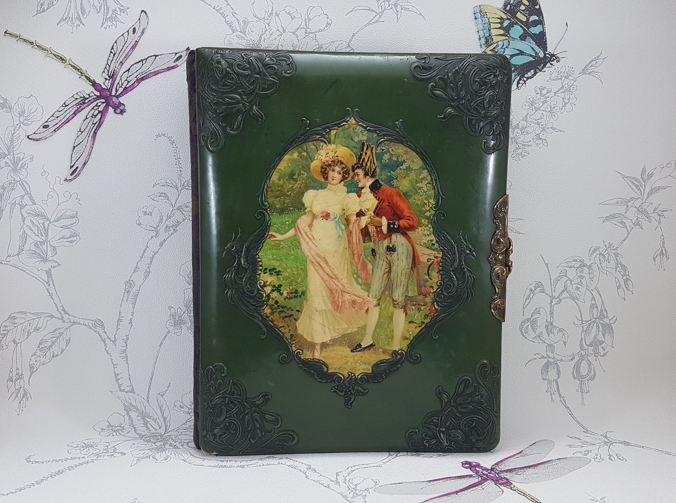 Antique Decor Embellishment Photo Album Decor Metal Album 