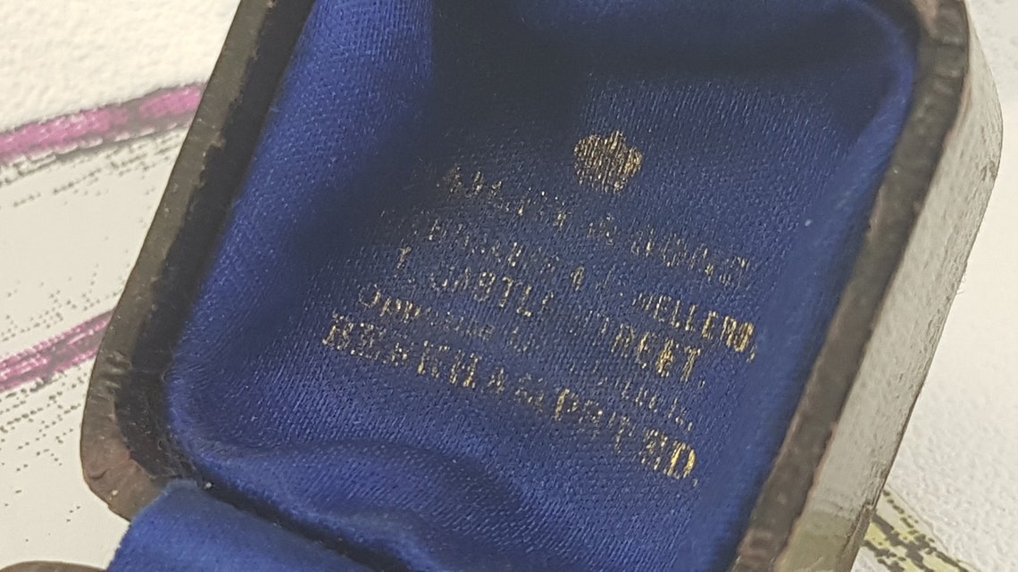 Antique Victorian ring box vintage jewellery box Etsy