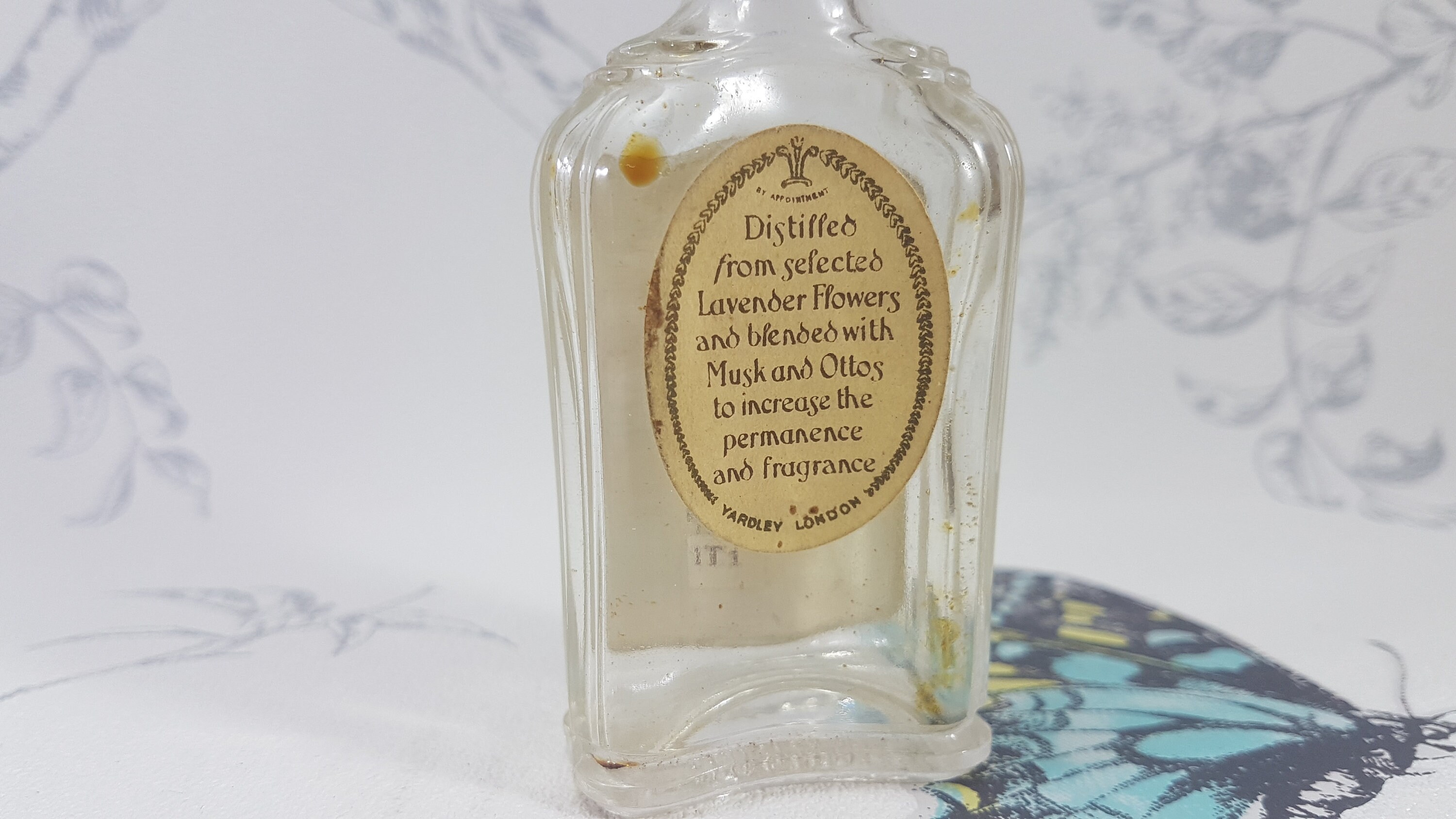 Vintage Perfume Bottle Yardley's Old English Lavender Etsy