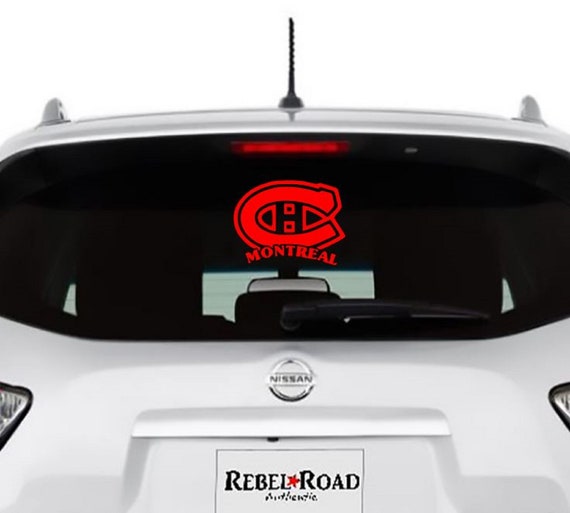 Montreal Canadiens Vinyl Decal Etsy