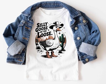 Cowboy Goose PNG: Funny Western Clipart (Digital Download)