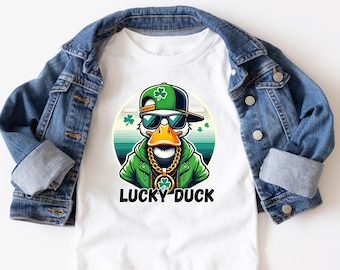 Pato de la suerte de San Patricio PNG: Diseño de camiseta (Descarga digital)