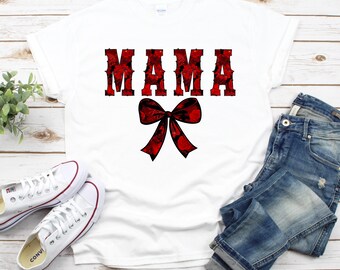 Mama Coquette Bow PNG, Trendy Floral Sublimation Design (Digital Download)