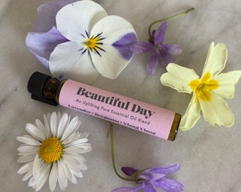 Beautiful Day / Essential Oil Blend / Aromatherapy / Uplifting / Floral / Yoga / Diffuser Blend