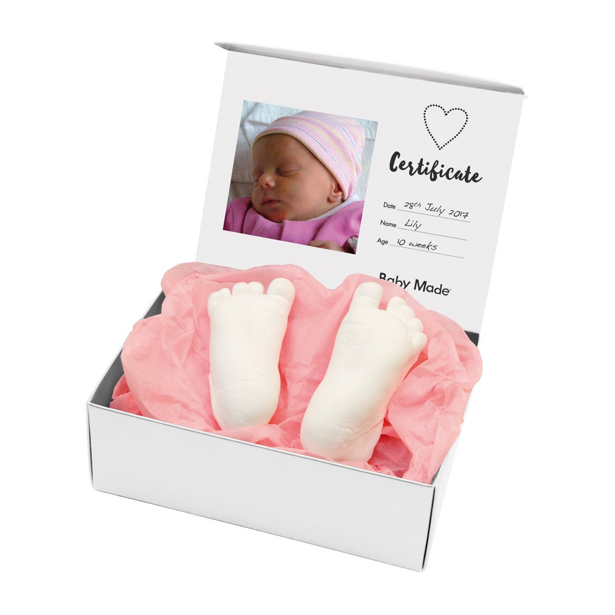 Navaris Kit de fundición de manos y pies para bebés, materiales de moldeo y  yeso para moldes 3D, incluye 2 paquetes de polvo de alginato y 2 paquetes