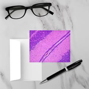 Cerebellum Purkinje Cell Note Card Set Gift, Brain Histology Flat Cards Brain Cells Medical Illustration, Neuroscience Stationery Gift image 3