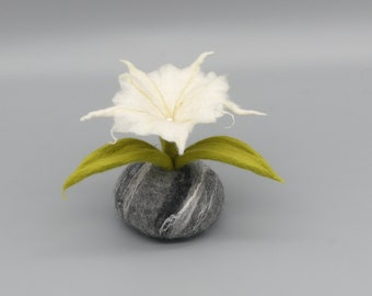 Felted flower table decoration