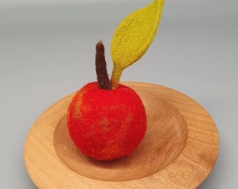 Felted apple Shop fruit decorative apple