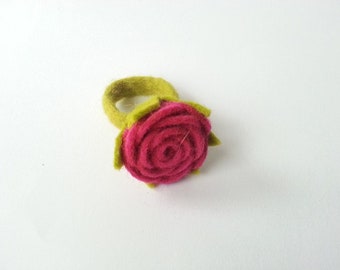 Filzring Rose