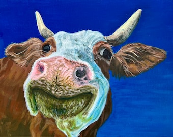 Happy Cow Print