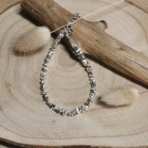 Fine Sterling Silver Bracelet from Karen Hill Tribe - Handmade Delicate Jewelry - Chic Gift Idea