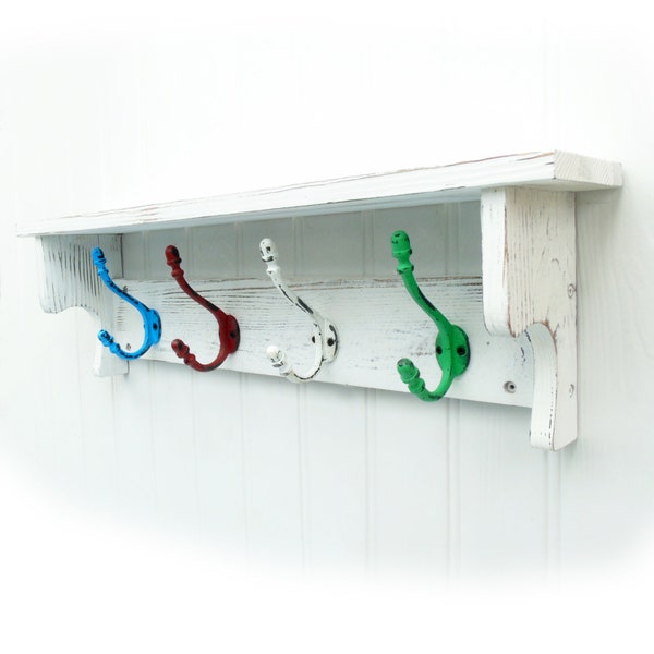 Coat Hooks With Shelf Etsy UK