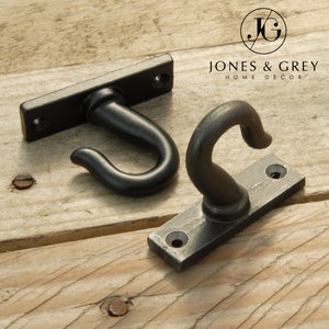 Jones & Grey Cast Iron Vintage Style Ceiling Hanging Hooks Kitchen Utensil Cup Holder
