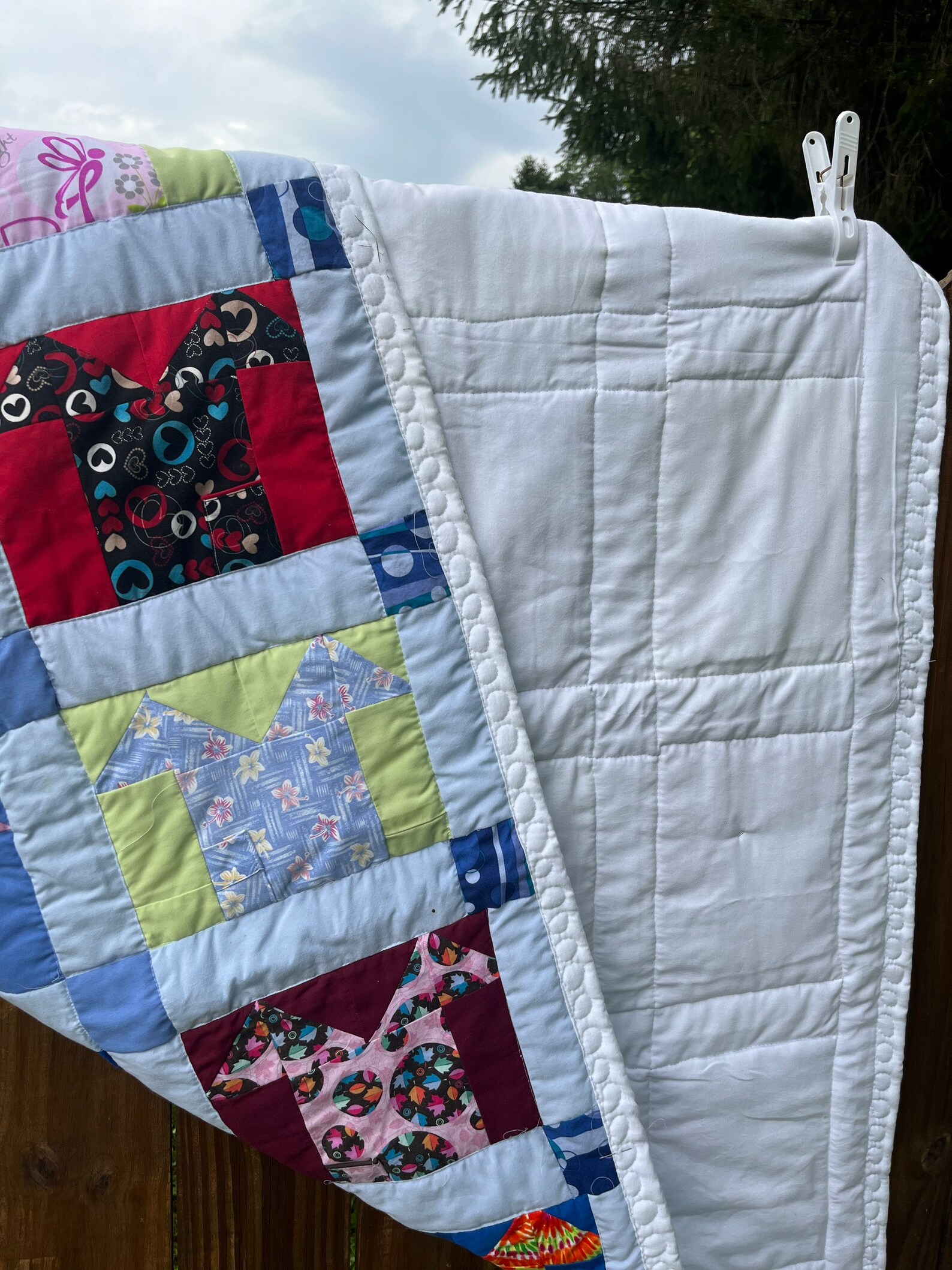 Unique Handmade Upcycled Nurses Quilt Etsy