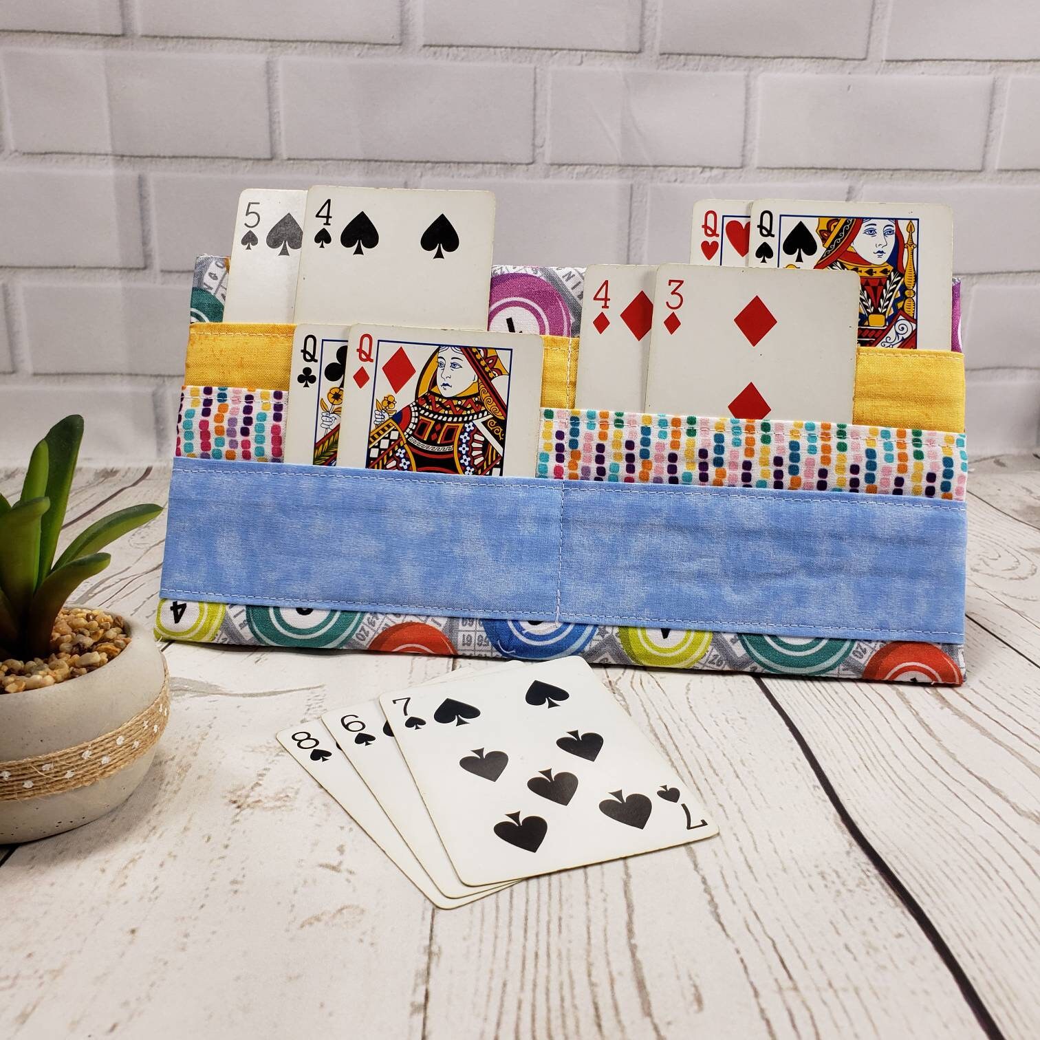 Card Caddy Card Holder Playing Card Holder Childs Card Etsy