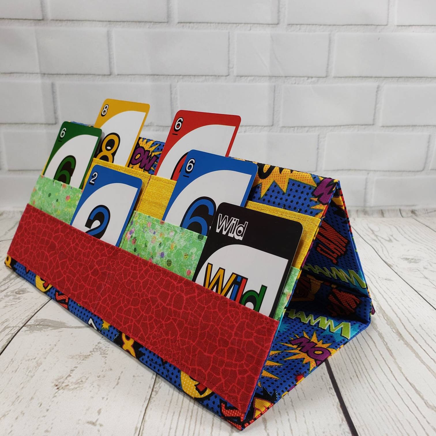 Card Caddy Card Holder Playing Card Holder Childs Card Etsy