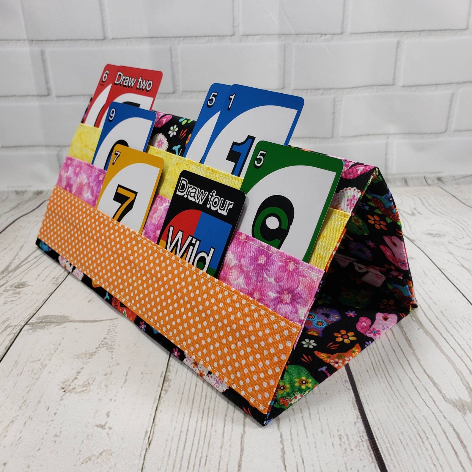 Card Caddy Card Holder Playing Card Holder Childs Card Etsy