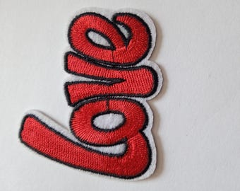 love thermocollant brodé patch brodé