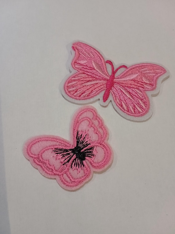 embroidered patch embroidered badge set of butterflies