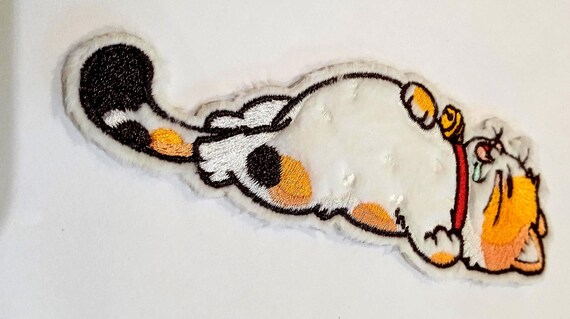 embroidered patch embroidered badge cat collection