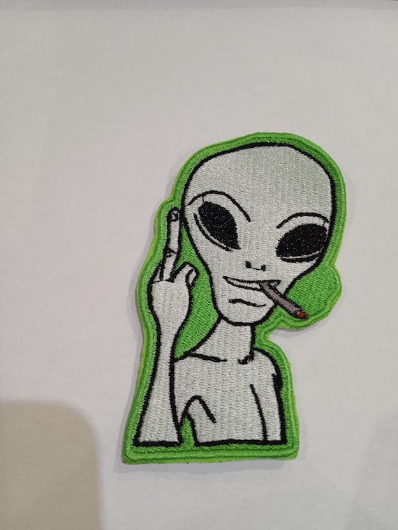 Alien Rebel Iron-on Patch