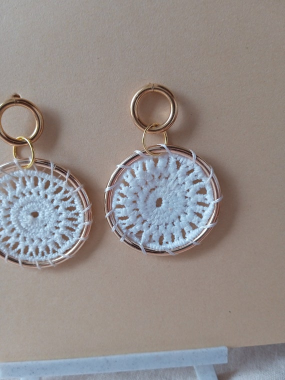 Crochet earrings