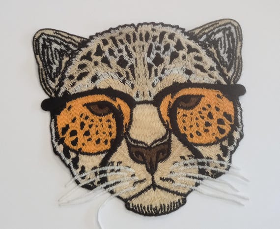 fashion tiger embroidered iron-on patch