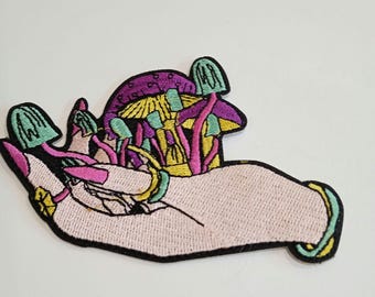 patch thermocollant brodé main magique