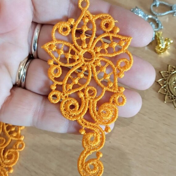 lace earrings