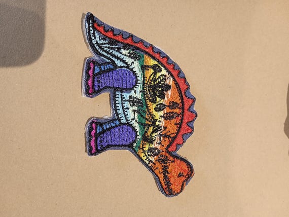 Red rose embroidered patch embroidered badge