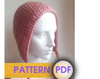 Hood for adults and children - Crochet pattern in PDF format