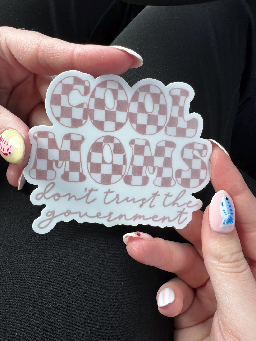Cool Moms Don’t Trust the Government Sticker, Raw Milk Sticker, Crunchy ...