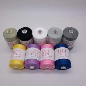 Spool of Cotton Lacemaking Thread 50/3-1000 m-Giza Colors-New Colors