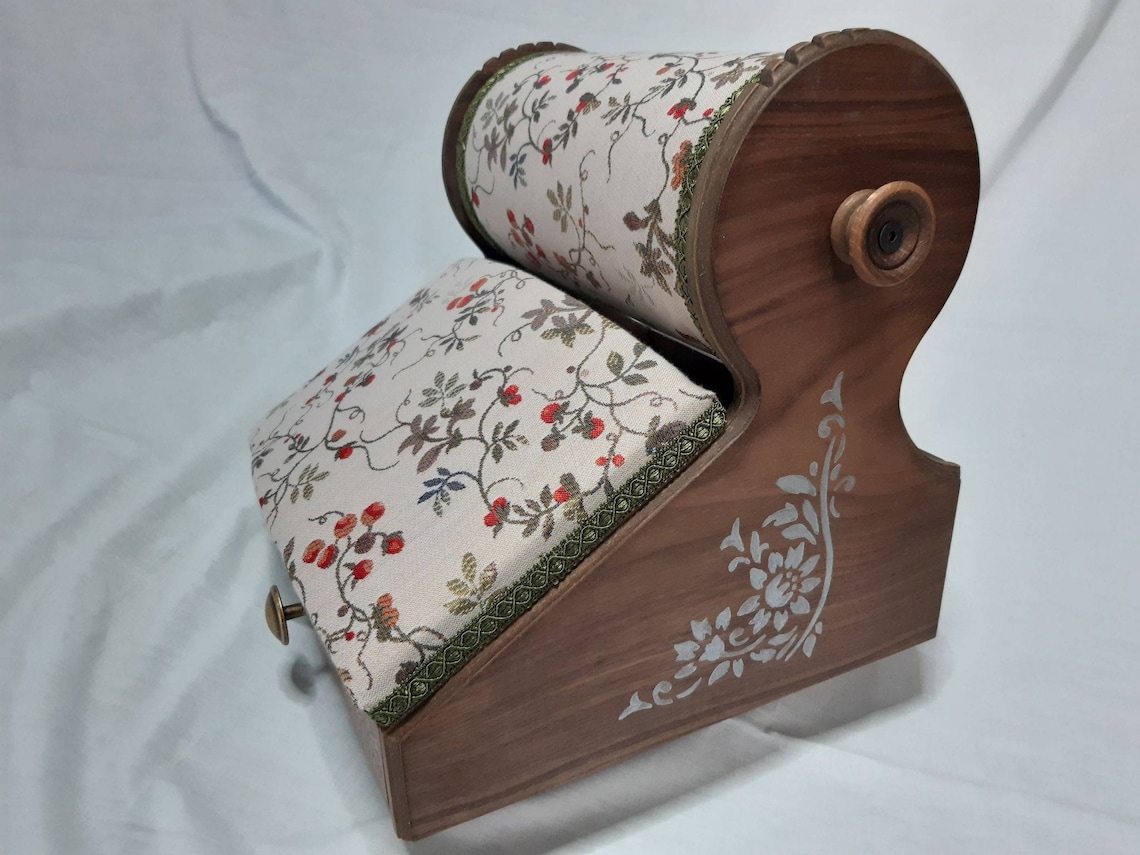 Bobbin Lace Making Pillow Boxsmall Red Flowers Etsy Australia