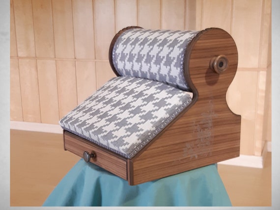 Caja de almohada para hacer encaje de bolillos, estampado de pata