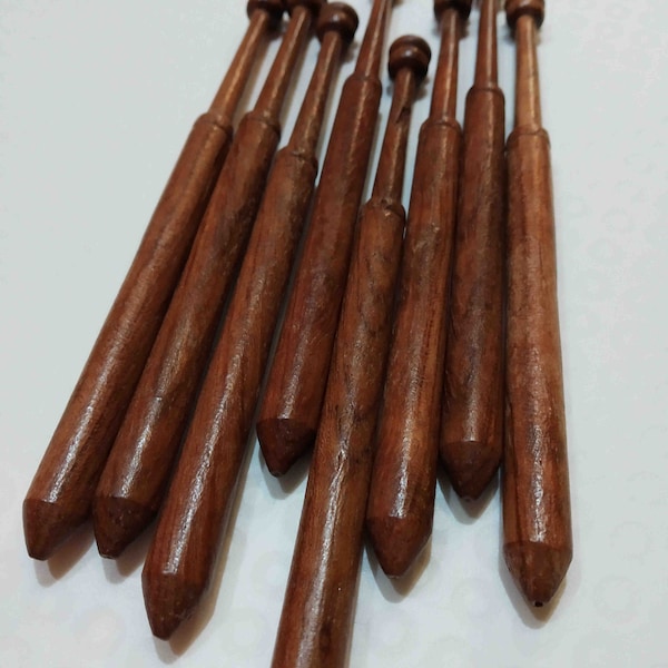 Bubinga Majorcan Lace Bobbins-Pack of Fifty