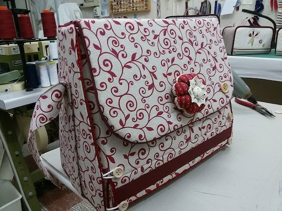 Handbag With Bobbin Lace Pillow Red Creeper Etsy