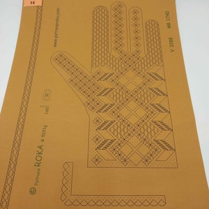 Bobbin Lace Pattern-Medium Handschuhe (8,7 cm Handgelenk) Referenz G5231M