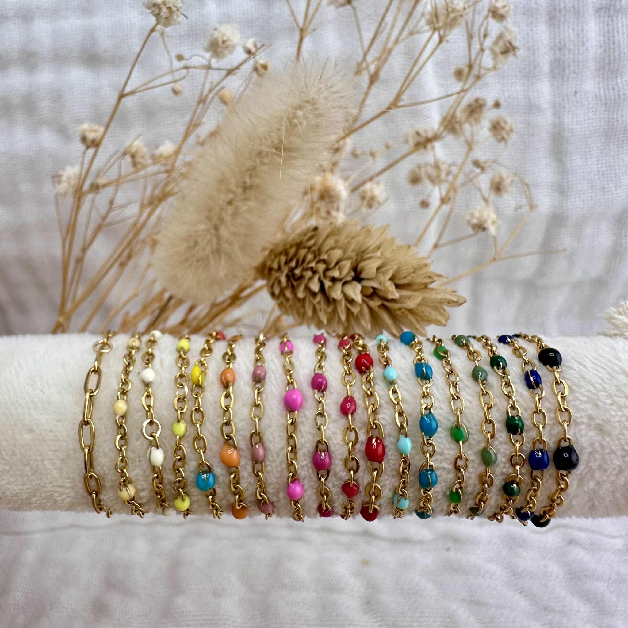 Chaîne Fine Dorée Pour Bijoux - Longueur 40 Cm Environ - Occasion