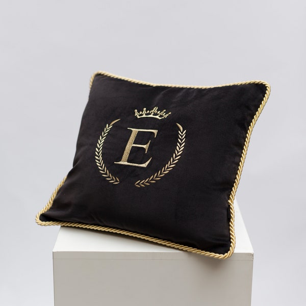 Monogram Pillow Case Etsy